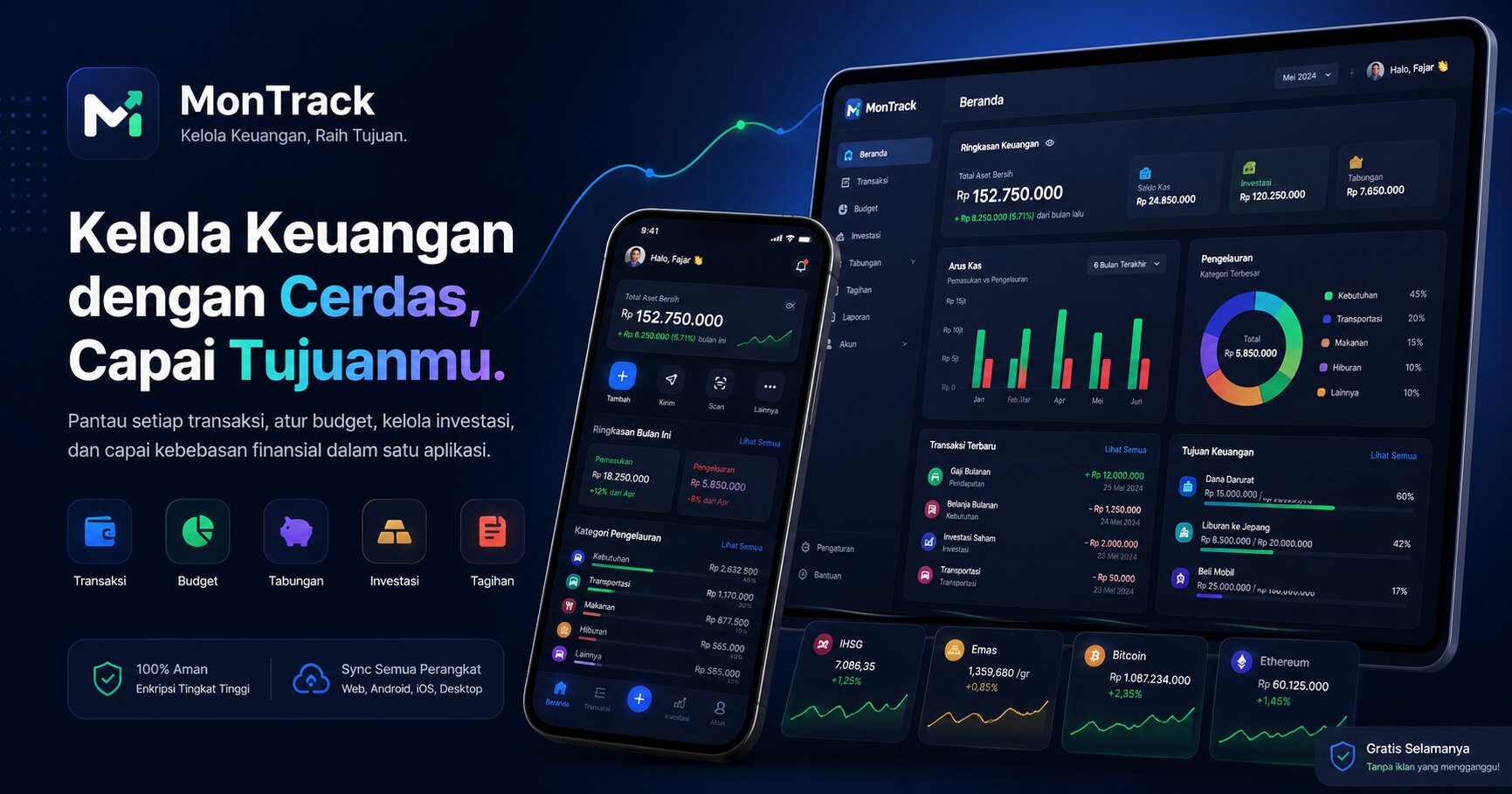 Money Tracker - Aplikasi Manajemen Keuangan Pribadi